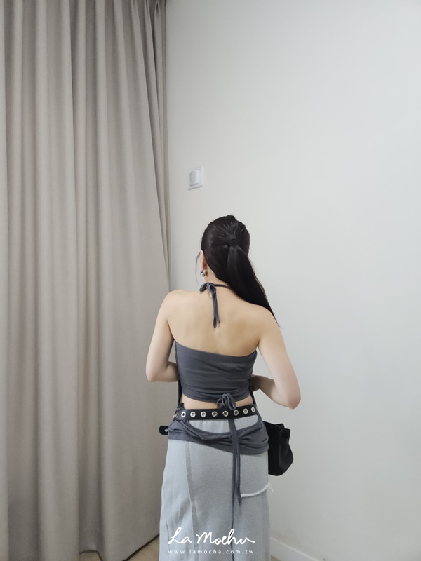繞脖美背背心+平口背心兩件組